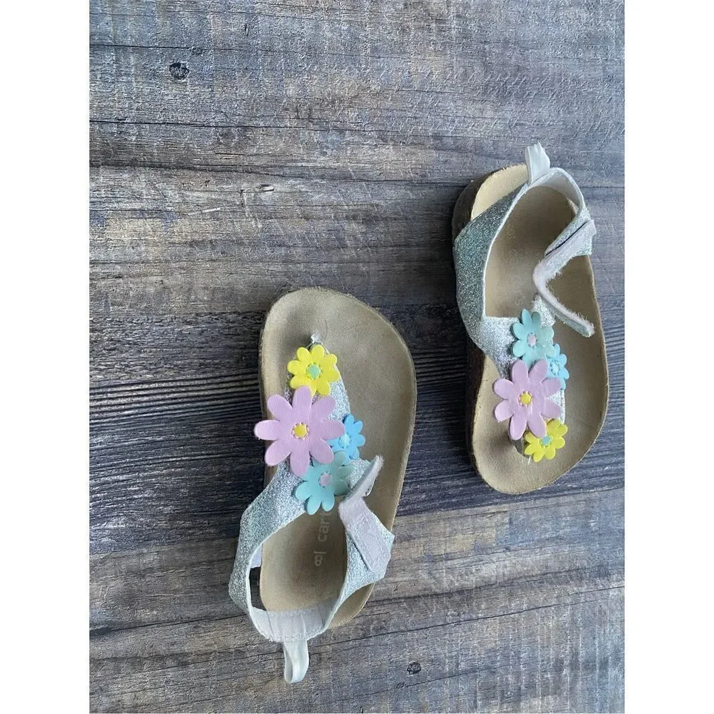 Carters floral sandals #12